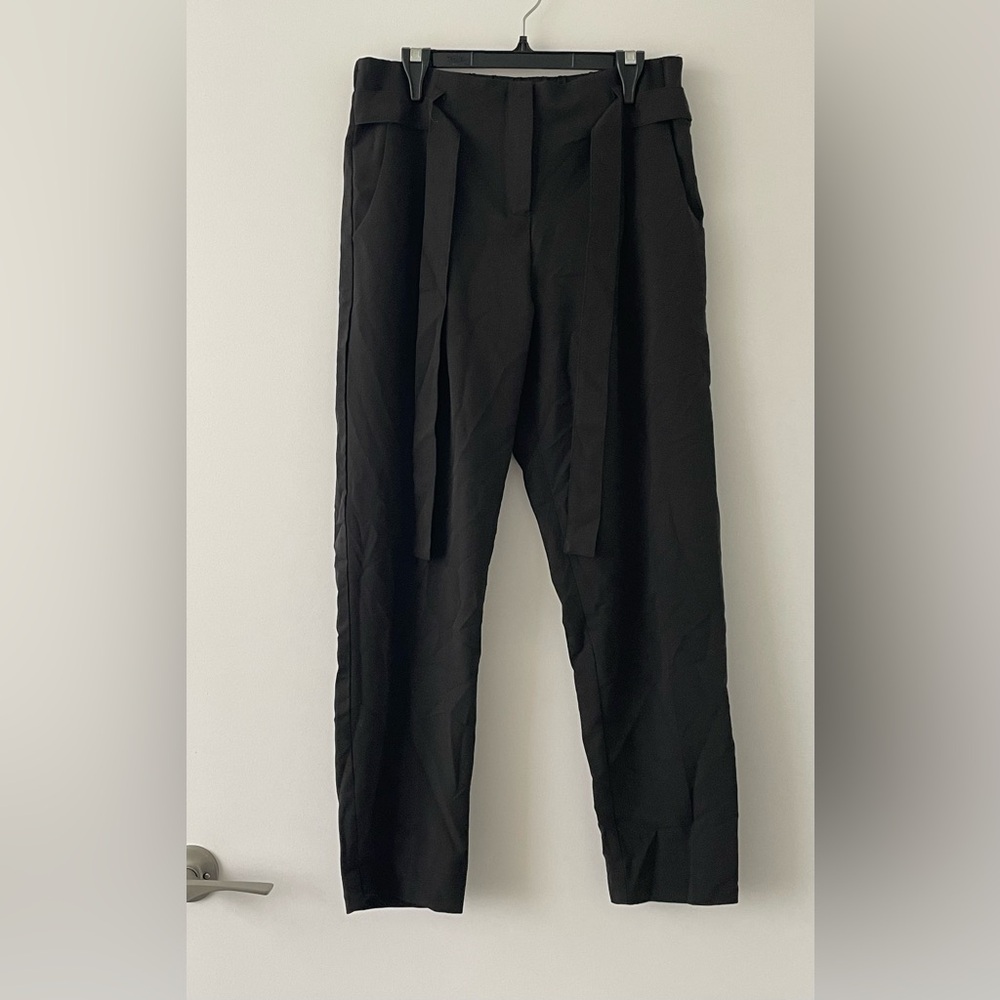 Muse Grey Belted Pants - size US 10